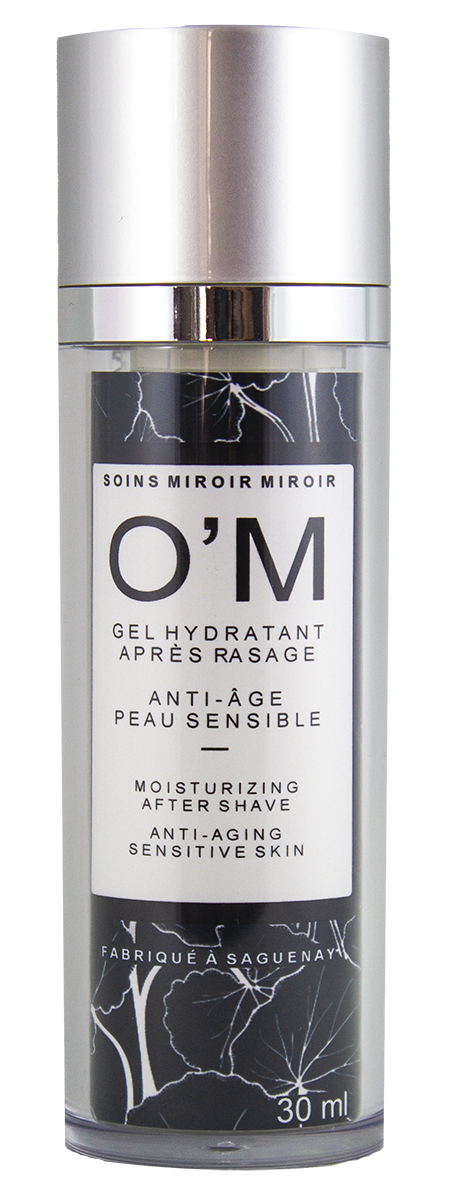 Gel hydratant 2 en 1 protection et après-rasage, jour et nuit O'M 30 ml